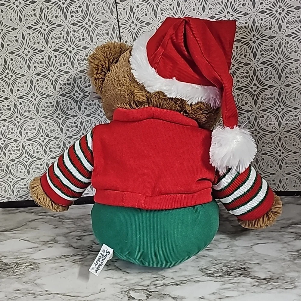 NWT Snowflake Teddy Christmas 2021 Santa Hat soft plush stuffed collector's 20" - Picture 8 of 12